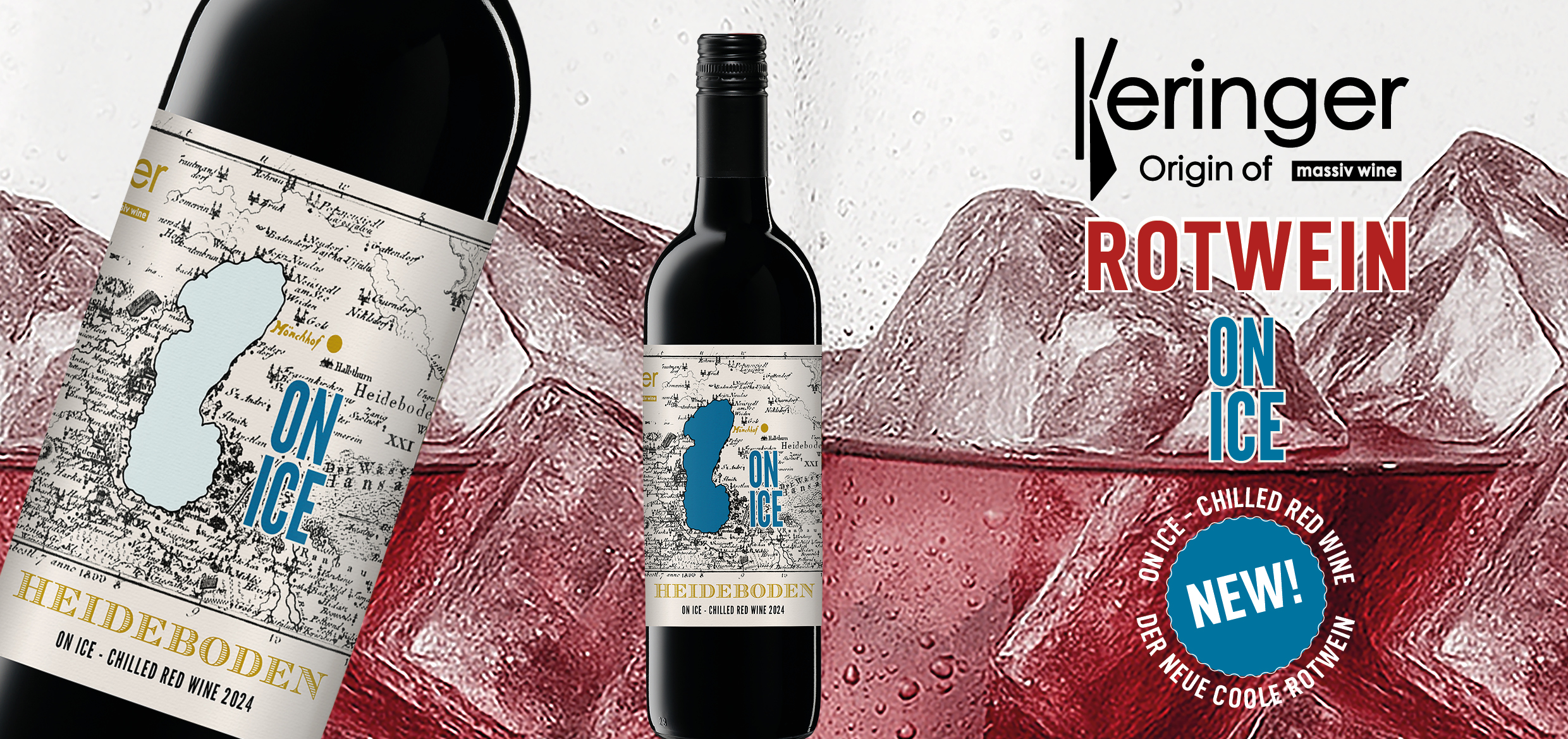 Header Produktlaunch Heideboden ON ICE – Rotwein ON ICE im Fokus
