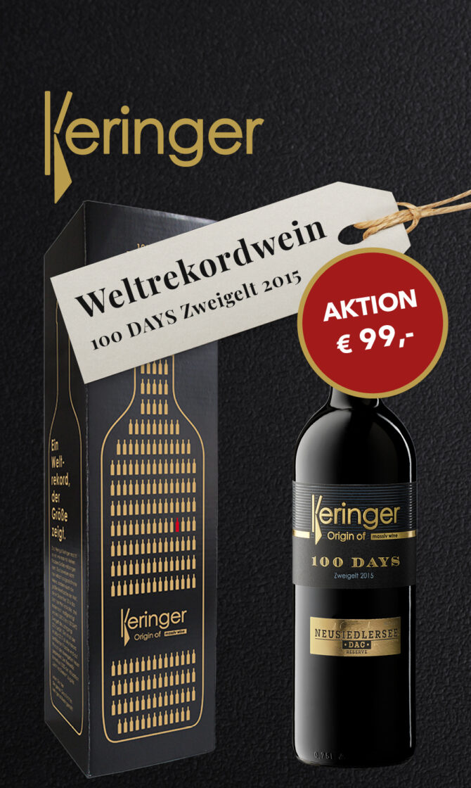 Weltrekordwein 100 DAYS Zweigelt 2015